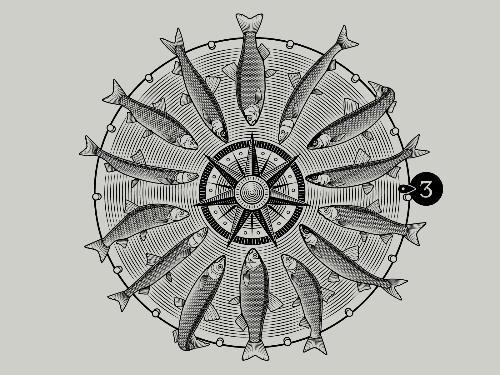 Wheel of Fish Fan-Art