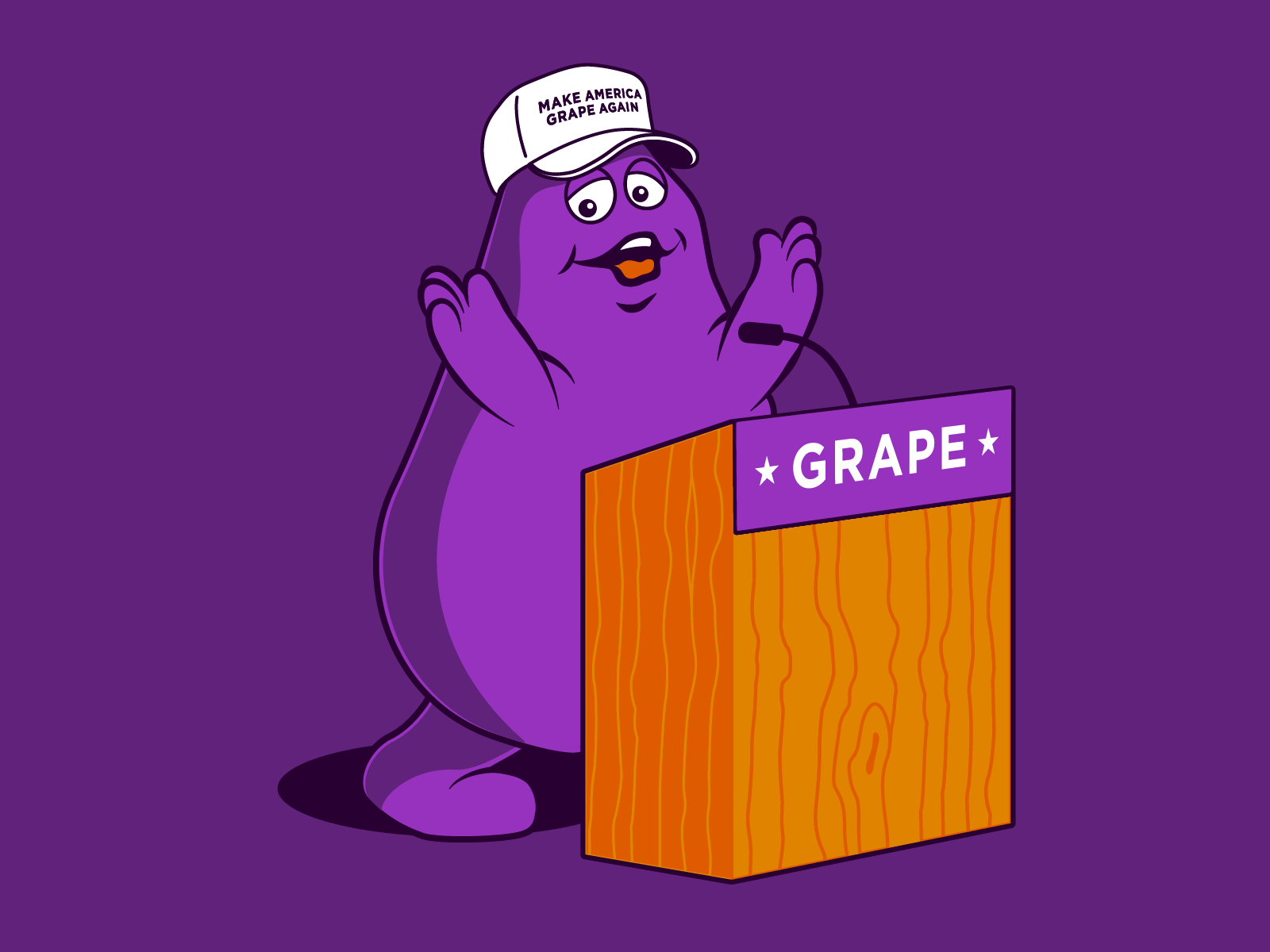 Make America Grape Again Fan-Art